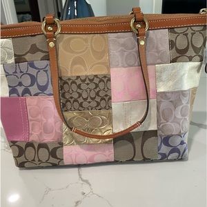 Vintage Coach patchwork bag